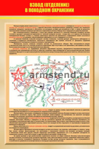 Взвод (отделение) в походном охранении