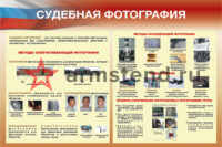 Стенд "Судебная фотография" 150х100см
