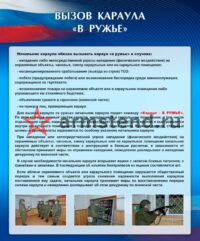 плакат вызов караула в ружье