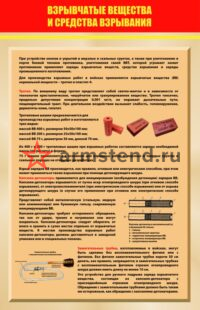 Взрывчатые вещества и средства взрывания